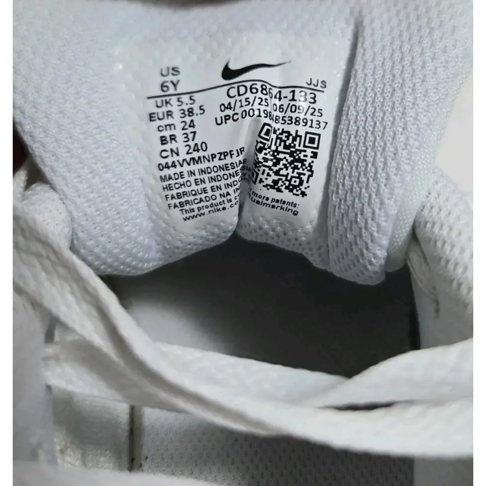 Nike Air Max Triple White Kids Youth CD6864-100 Size 6Y